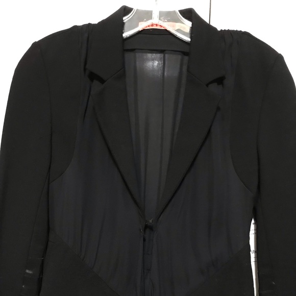 ALICE + OLIVIA~ Black Evening Blazer Jacket ~ XS to Small ~orig $650 - Picture 4 of 5